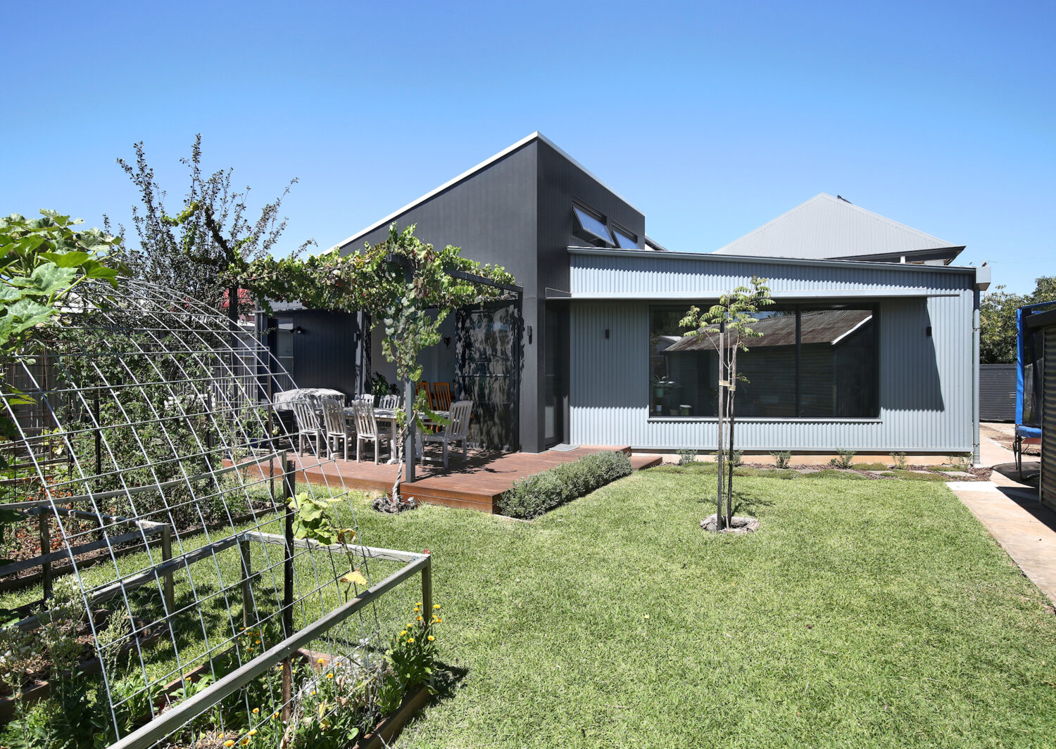 Sun-filled addition to circa 1910 home